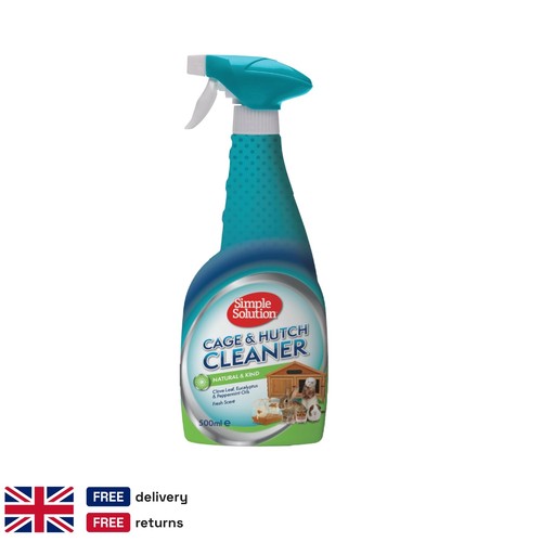 Pet cage cleaner - cleaner, spray